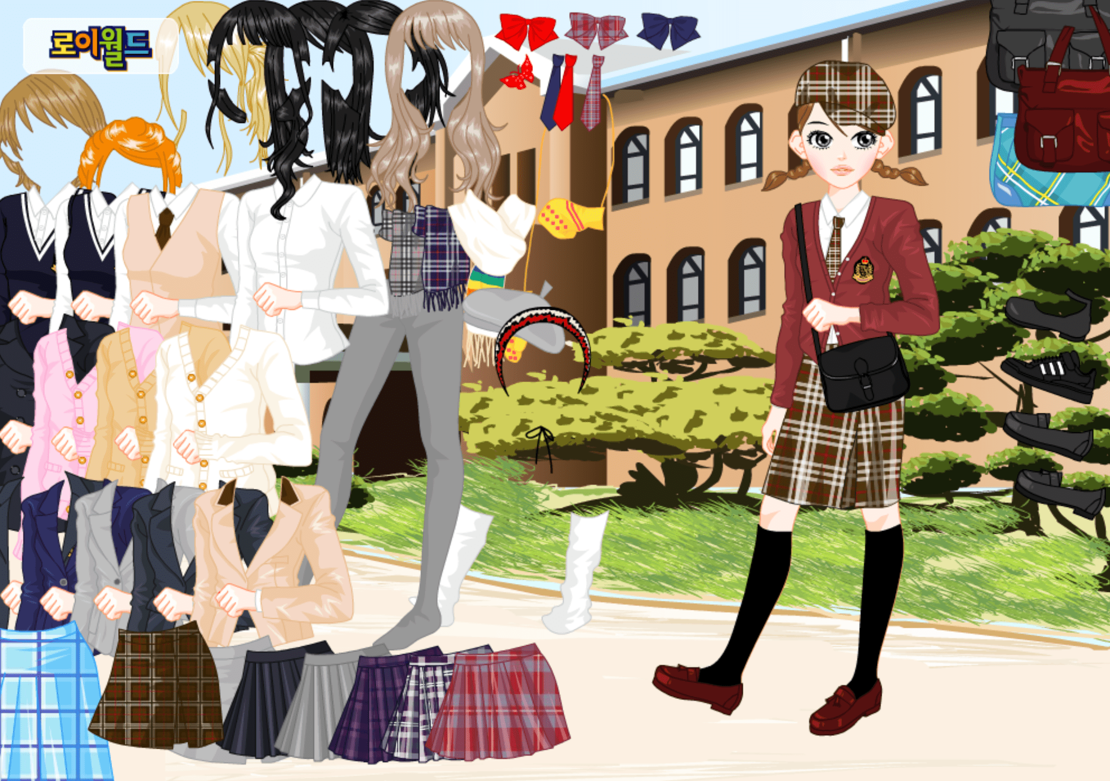 Roiworld Preppy Girl Dressup screenshot