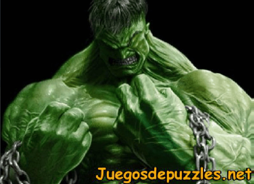 Juego puzzle de hulk