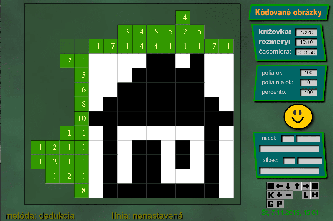 Kódované obrázky screenshot