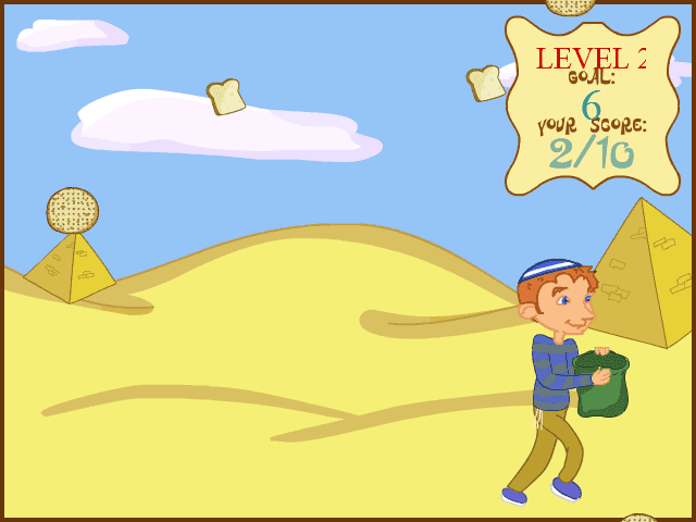 Eli's Matzah Grabber Game! screenshot
