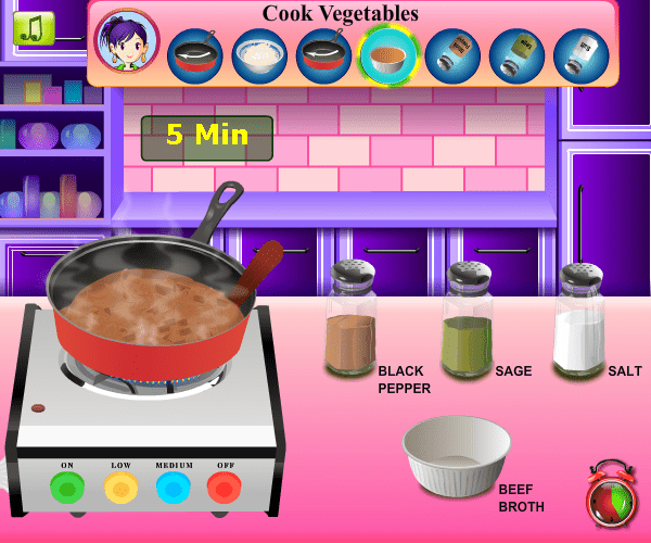Sara's Cooking Class: Mushroom Soup screenshot