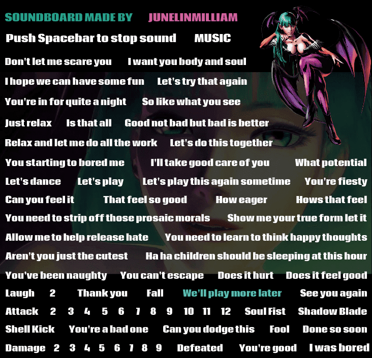 Morrigan Aensland SB screenshot