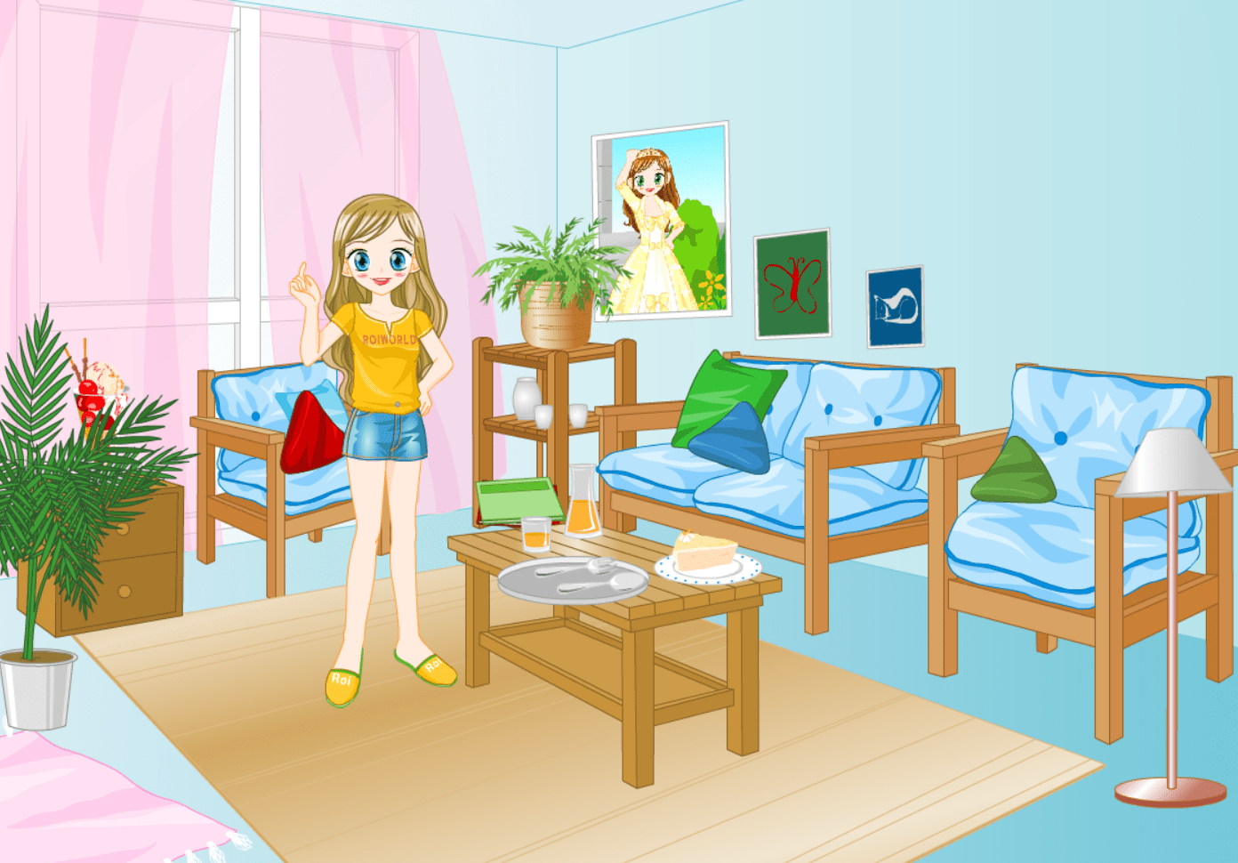 Blue Apartment Décor screenshot