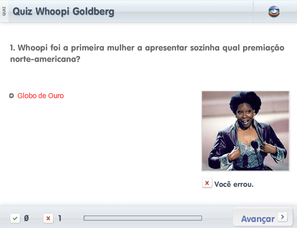 Quiz Whoopi Goldberg screenshot