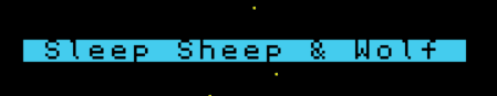 Sleep Sheep & Wolf