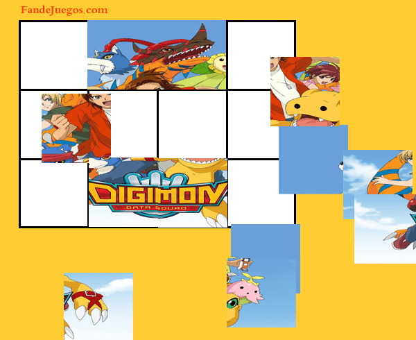 Digimon Jigsaw screenshot
