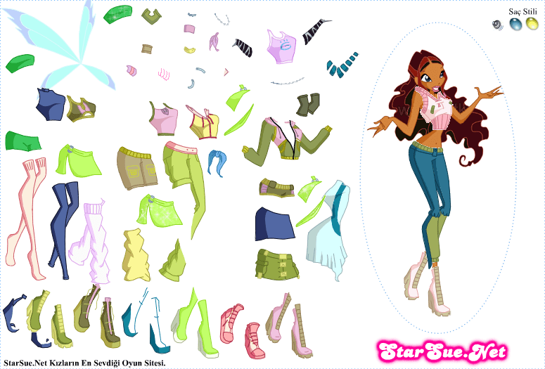 Winx Layla Dressup screenshot