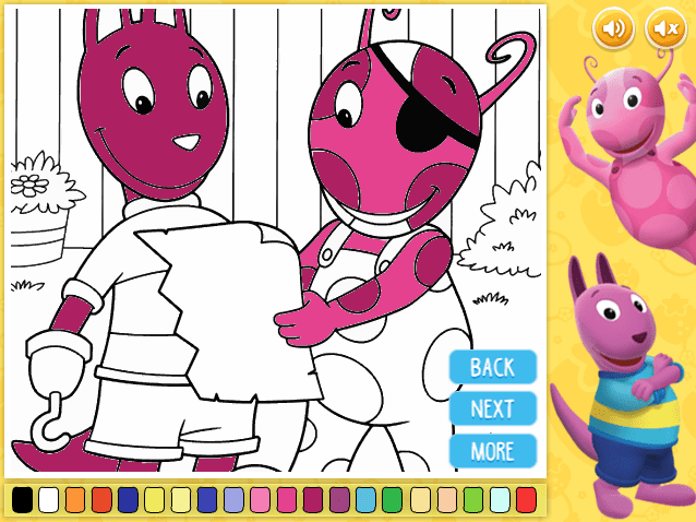 The Backyardigans Coloring screenshot