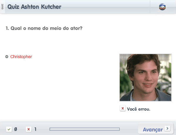 Quiz Ashton Kutcher screenshot