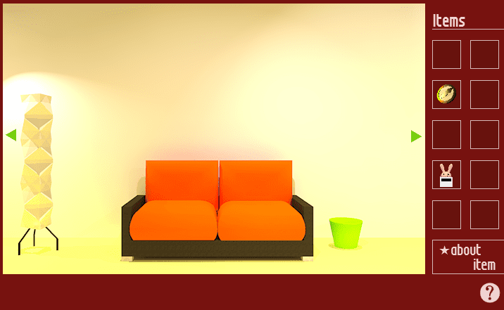 うさみみの部屋脱出ゲーム screenshot