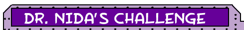 Dr. NIDA's Challenge