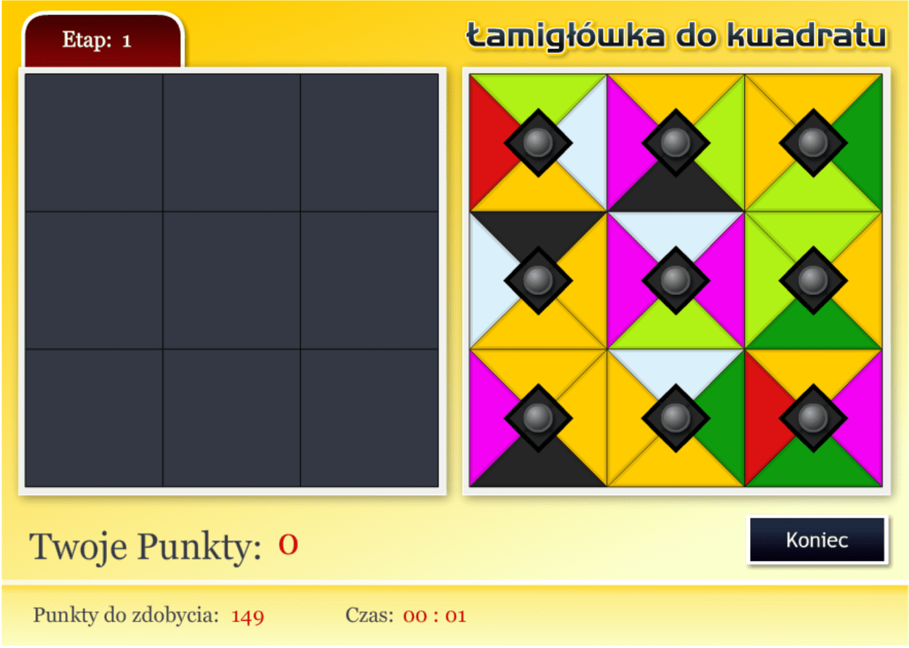 Łamigłówka do kwadratu screenshot