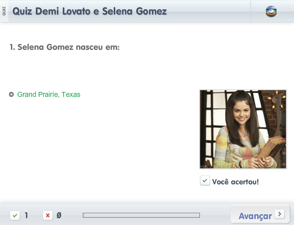 Quiz Demi Lovato e Selena Gomez screenshot