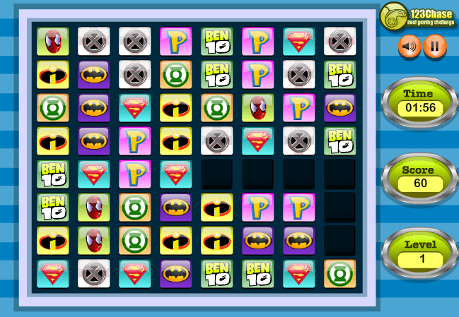 Superheroes Logo Connect It screenshot