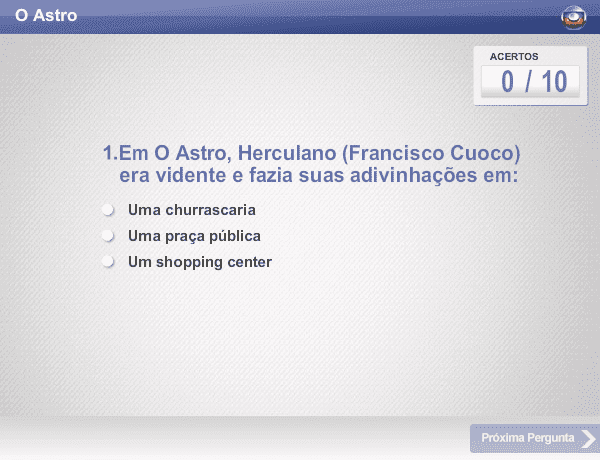 O Astro screenshot