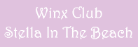 Winx Club Stella In The Beach