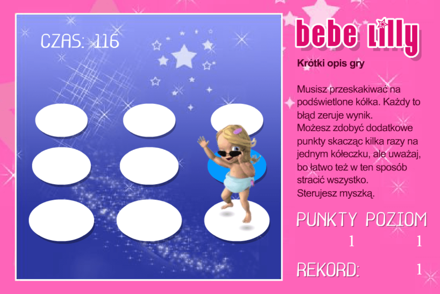 Bebe Lilly i żabie skoki screenshot