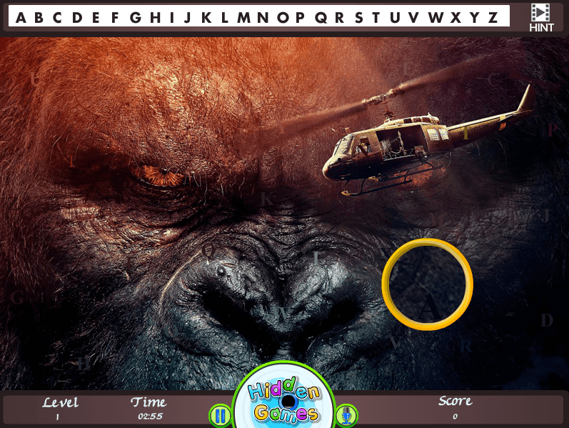 Kong Skull Island - Hidden Alphabets screenshot