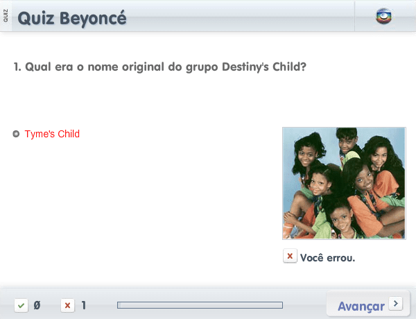 Quiz Beyoncé screenshot