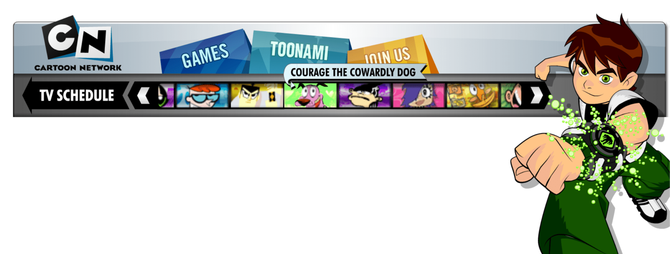 Cartoon Network Asia 2006 Website Picker screenshot