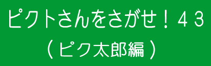 ピクトさんをさがせ！43（ピク太郎編）