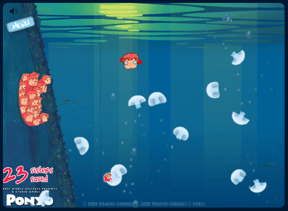 Ponyo to the Rescue! Rescue the Little Sisters screenshot