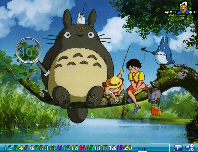Hidden Numbers: My Neighbour Totoro screenshot