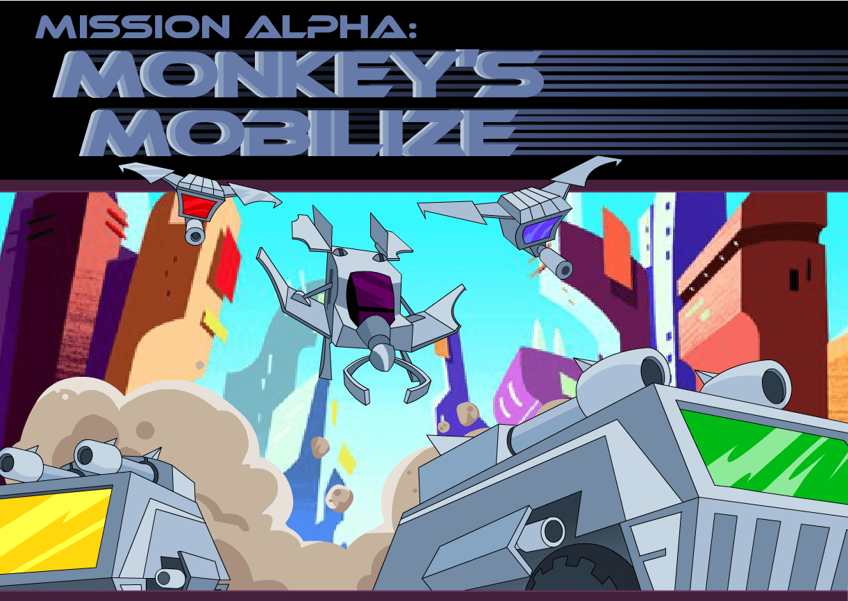 Super Robot Monkey Team Hyper Force Go!: Monkeys Mobilize
