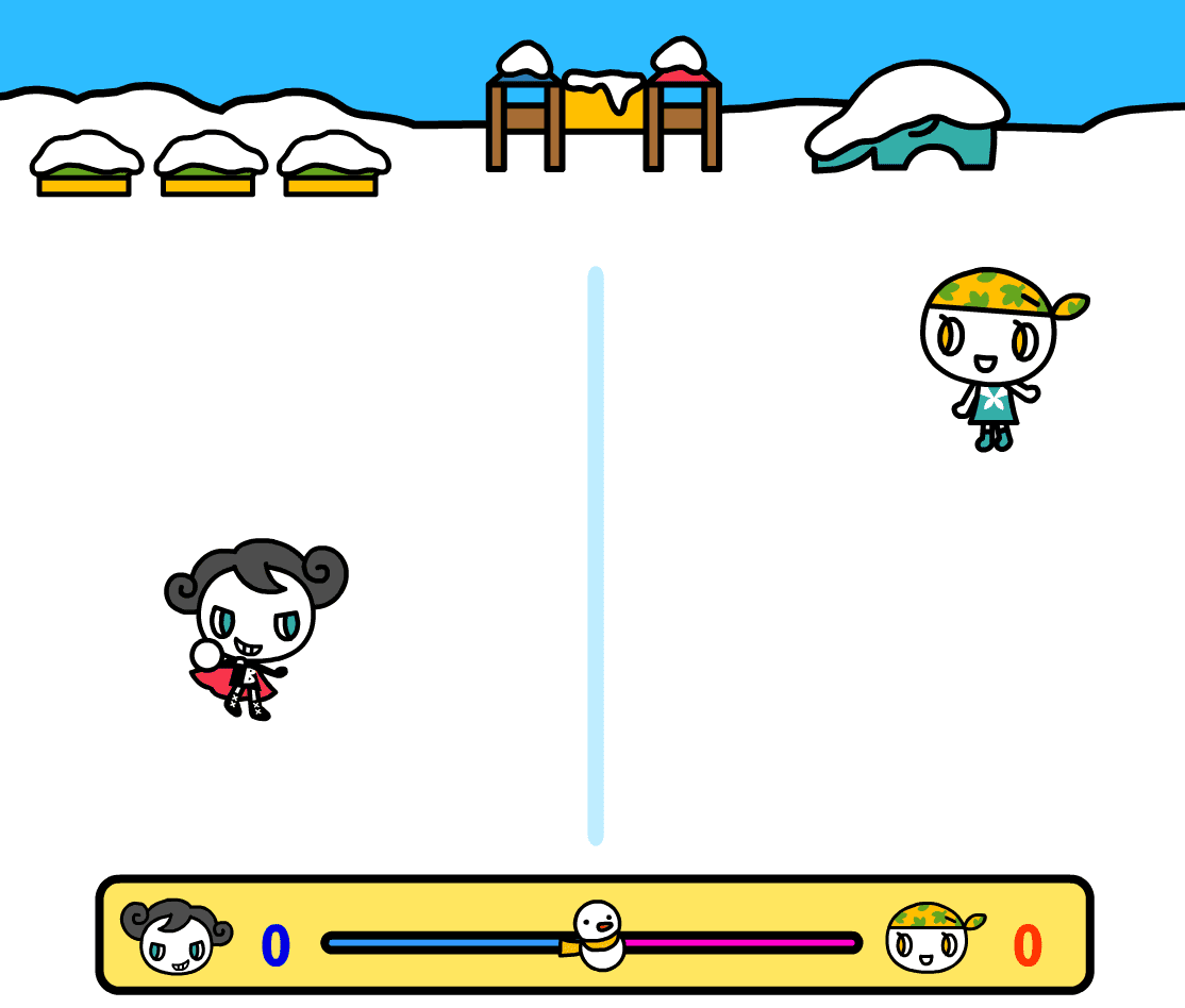セラピーの雪合戦 screenshot