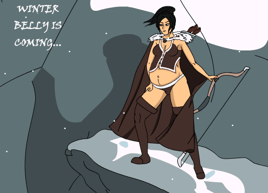 DovahSpooky - Flash - Winter Belly is Coming screenshot