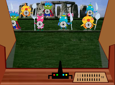 おじゃる の 射的ゲーム screenshot