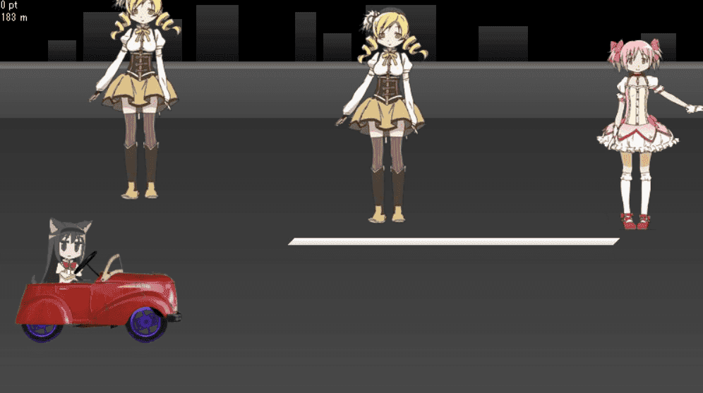 SUPER HOMURA KART screenshot
