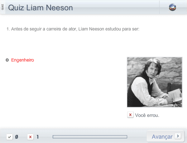 Quiz Liam Neeson screenshot