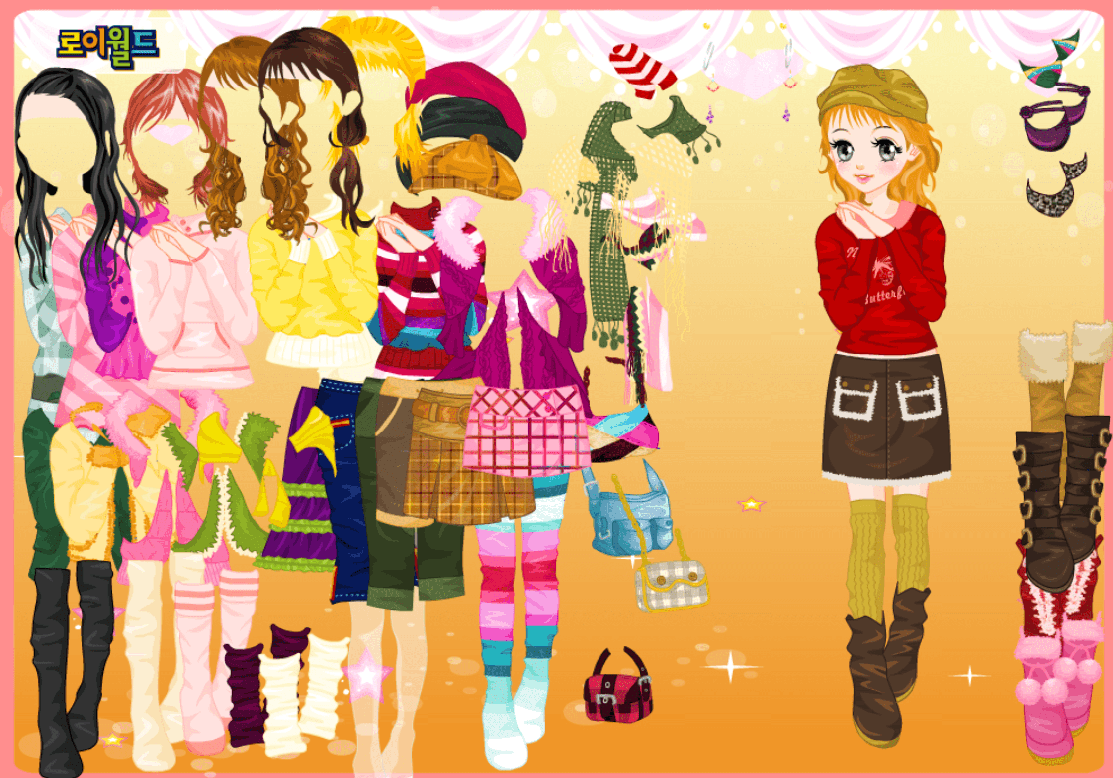 Roiworld Cozy Winter Dressup screenshot