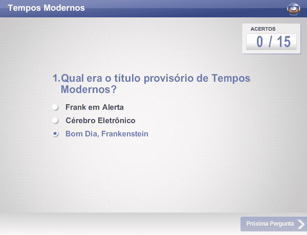 Tempos Modernos screenshot
