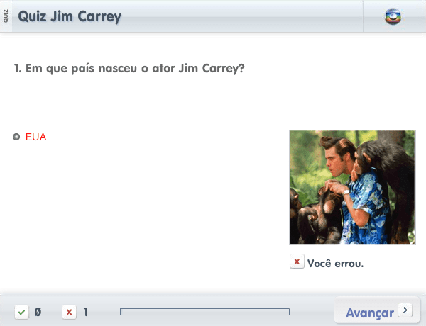 Quiz Jim Carrey screenshot