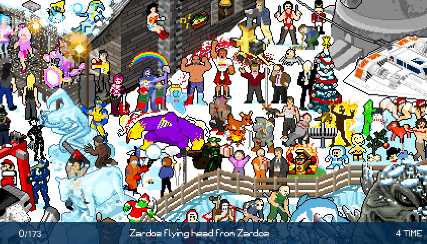 Frozen Pixel Hunt screenshot