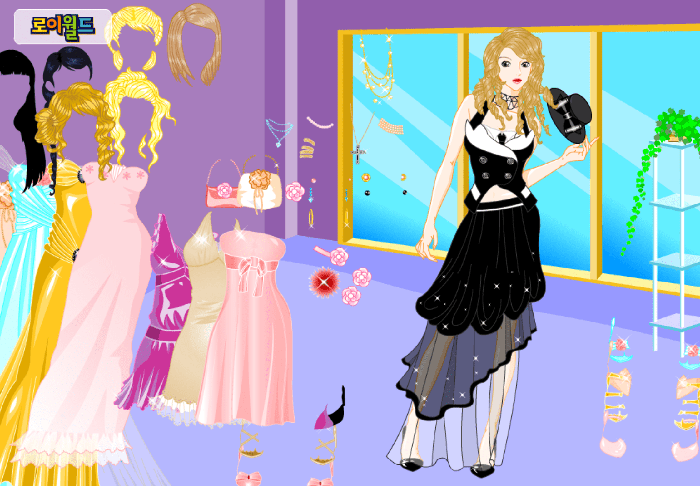 Roiworld Cabaret Girl Dressup screenshot