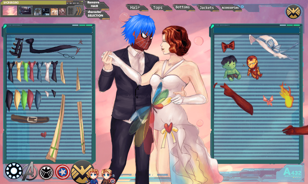Dressup Avengers screenshot