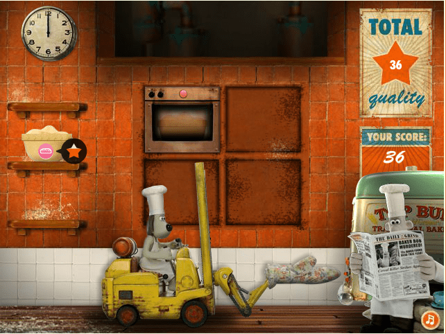 Wallace & Gromit Top Bun screenshot