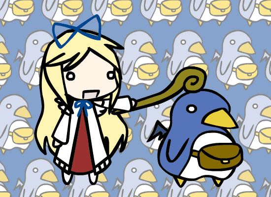 A version of Ievan Polkka starring Flonne! With a prinny! screenshot