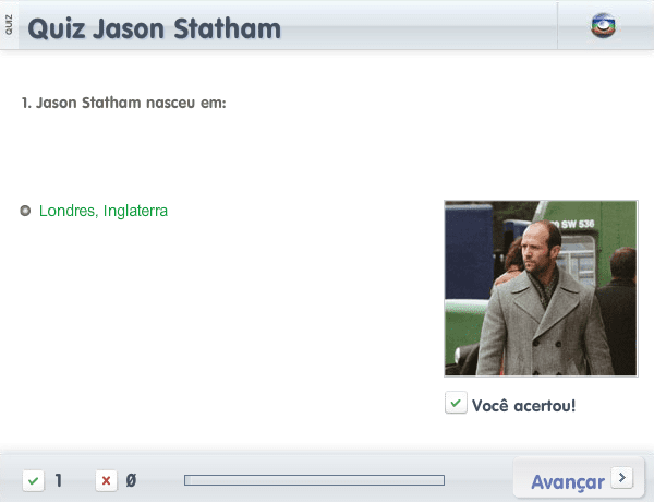 Quiz Jason Statham screenshot