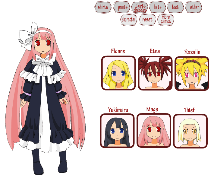 Disgaea Dress Up screenshot
