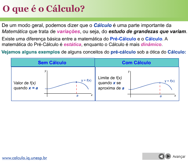 O que é o Cálculo? screenshot