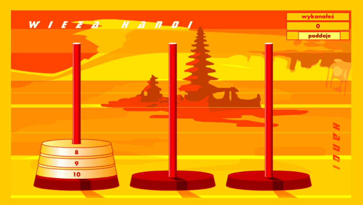 Wieża Hanoi screenshot