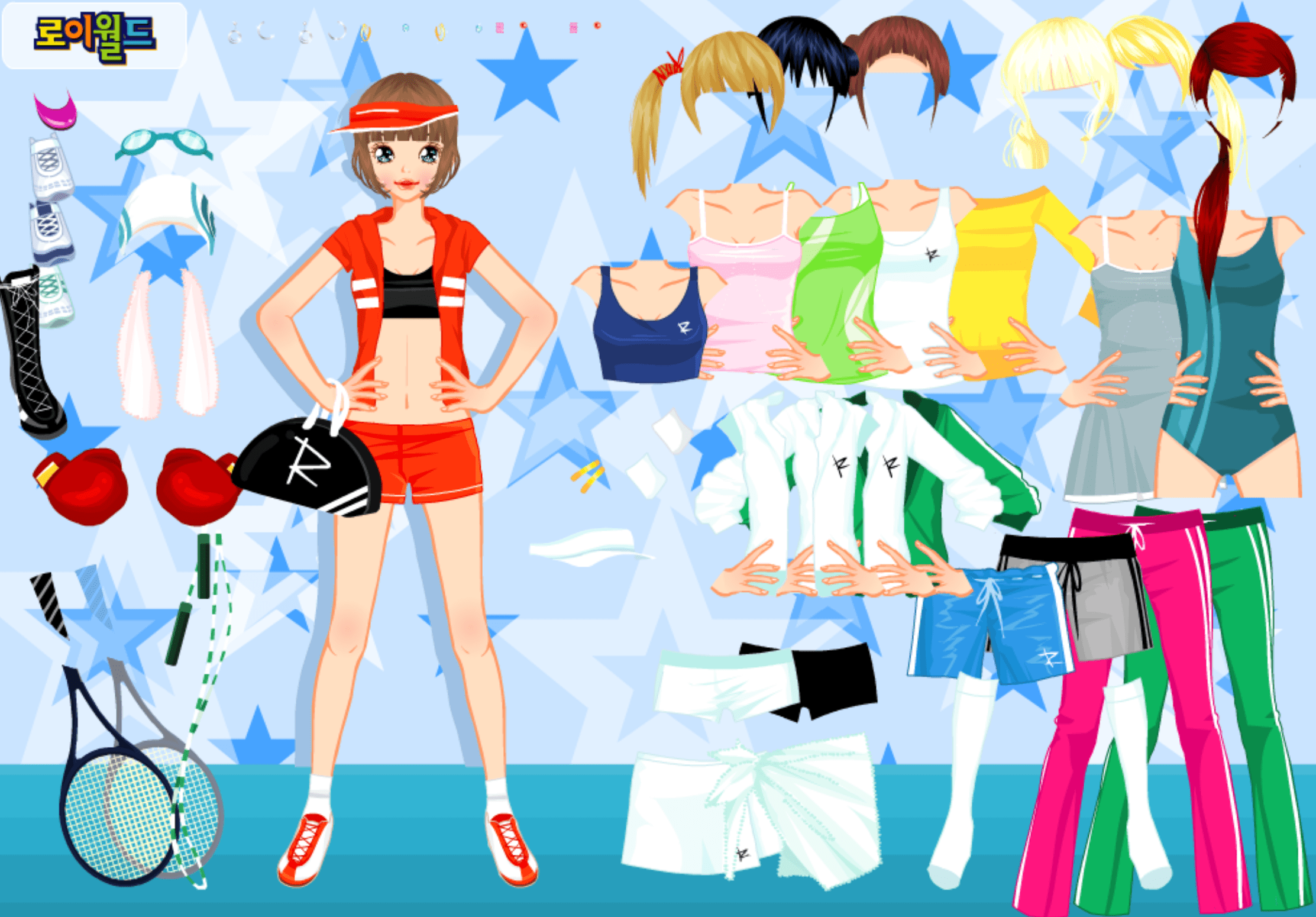 Roiworld Sports Girl Dressup screenshot