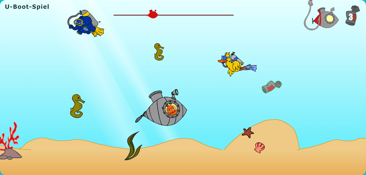 U-Boot-Spiel screenshot