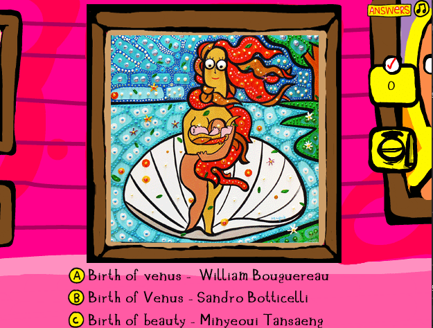 Famous Paintings Parodies About Women or by Women and Cats screenshot