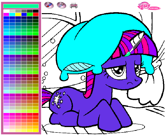 Twilight Sparkle con una Almohada screenshot