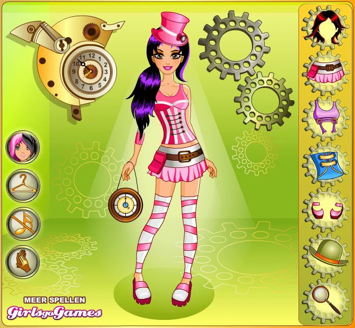 Steam Punk Dress Up Colorful screenshot